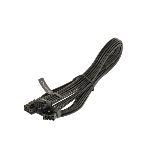 Модулен кабел Seasonic Modding Cable 600W Black - PCIe 5.0 12VHPWR - SS-2X8P-12VHPWR-600-BK