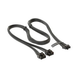 Модулен кабел Seasonic Modding Cable 600W Black - PCIe 5.0 12VHPWR - SS-2X8P-12VHPWR-600-BK