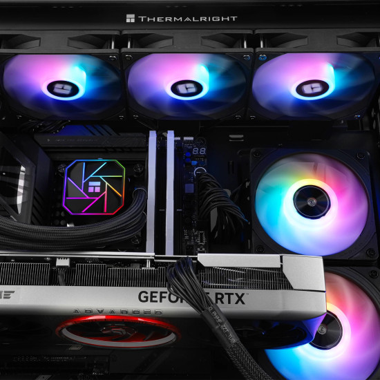 Водно охлаждане Thermalright Water Cooling Aqua Elite 360 Black A-RGB V3 - LGA1851/LGA1700/AM5