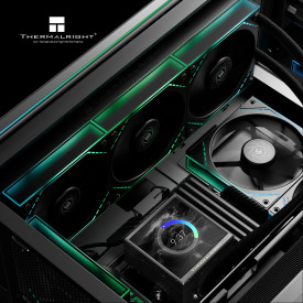 Водно охлаждане Thermalright Water Cooling Peerless Vision 360 ARGB Black - 3.95 inch IPS LCD Display