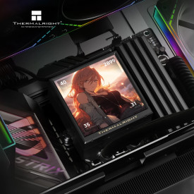 Водно охлаждане Thermalright Water Cooling Peerless Vision 360 ARGB Black - 3.95 inch IPS LCD Display