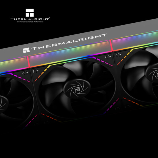 Водно охлаждане Thermalright Water Cooling Peerless Vision 360 ARGB Black - 3.95 inch IPS LCD Display