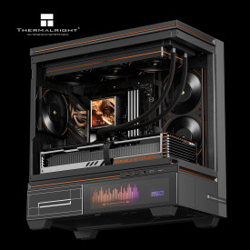 Водно охлаждане Thermalright Water Cooling Peerless Vision 360 ARGB Black - 3.95 inch IPS LCD Display
