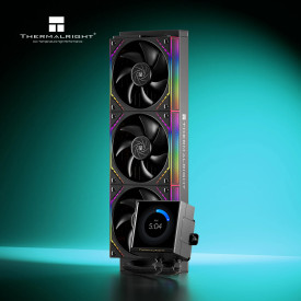 Водно охлаждане Thermalright Water Cooling Peerless Vision 360 ARGB Black - 3.95 inch IPS LCD Display