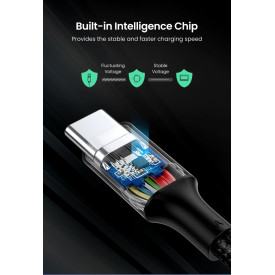 Ugreen кабел USB 2.0 Type-C M/M US316, 100W, 5A, 3m - 90120