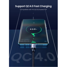 Ugreen кабел USB 2.0 Type-C M/M US316, 100W, 5A, 3m - 90120