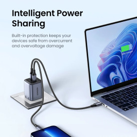 Зарядно Ugreen Charger Wall GaN 45W CD294 Grey - 90573