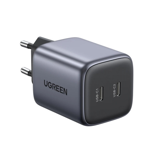 Зарядно Ugreen Charger Wall GaN 45W CD294 Grey - 90573