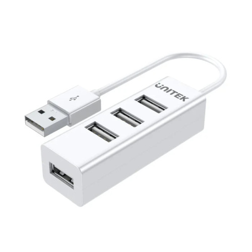 USB хъб Unitek 2.0 HUB 4 port White - Y-2146
