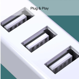 USB хъб Unitek 2.0 HUB 4 port White - Y-2146