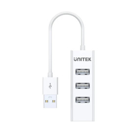 USB хъб Unitek 2.0 HUB 4 port White - Y-2146
