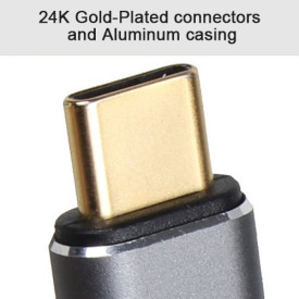 USB кабел VCom USB4.0 Type-C/Type-C 40Gbps, 240W - CU541M-1.2m
