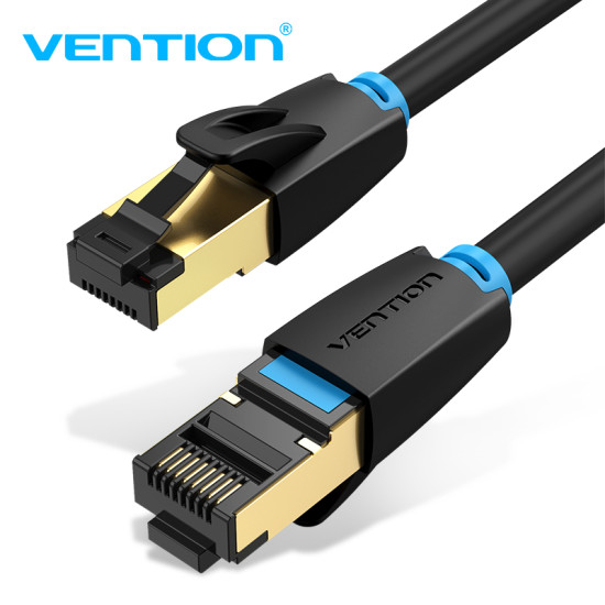 Мрежови кабел Vention LAN SFTP Cat.8 Patch Cable - 0.5M Black 40Gbps - IKABD