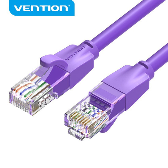 Мрежови кабел Vention LAN UTP Cat.6 Patch Cable - 1M Purple - IBEVF