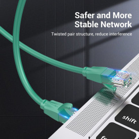 Мрежови кабел Vention LAN UTP Cat.6 Patch Cable - 2M Green - IBEGH