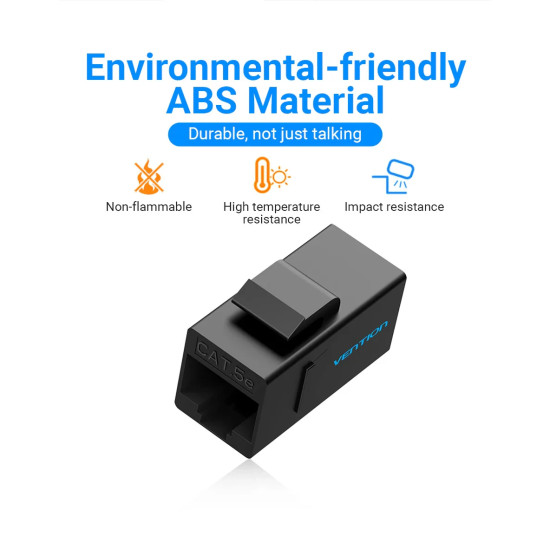 Мрежови съединител Vention LAN 8P8C Coupler - VDD-B07-B