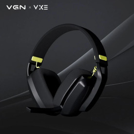 Безжични слушалки VGN Wireless Gaming Headphones - SIREN V1 Black - Bluetooth 5.3, 2.4G