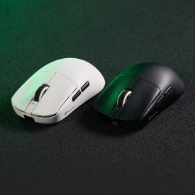 Безжична мишка VXE Wireless Gaming Mouse R1 Nearlink 1K - Huano switches, White