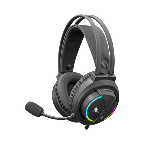 Слушалки White Shark Gaming Headphones WOLF - 50mm, PS4, Black