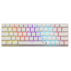 Клавиатура White Shark Gaming Mechanical Keyboard WAKIZASHI 2 - Blue Switches (English US), White