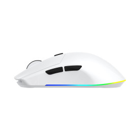 Безжична мишка White Shark Wireless Gaming Mouse CADOR - 10000dpi, 1000Hz, Bluetooth, White