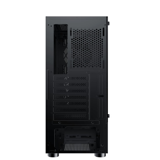 Кутия за компютър Xigmatek Duke - 4 RGB Fans, Black