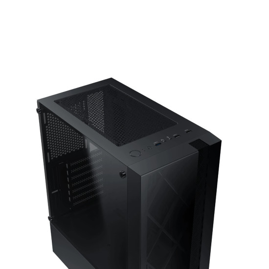 Кутия за компютър Xigmatek Duke - 4 RGB Fans, Black