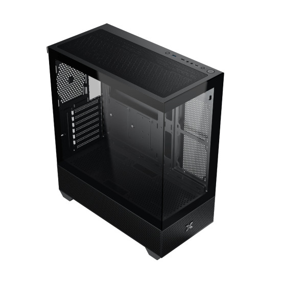 Кутия за компютър Xigmatek Alphard - 6 ARGB fans, Black