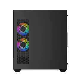 Кутия за компютър Xigmatek Alphard - 6 ARGB fans, Black