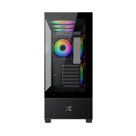 Кутия за компютър Xigmatek Alphard - 6 ARGB fans, Black