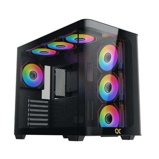 Кутия за компютър Xigmatek Case EATX - Pano - 7 ARGB Fans