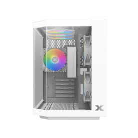Кутия за компютър Xigmatek Case mATX - Cubi M Arctic - 6 ARGB Fans