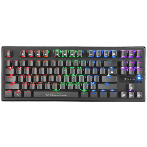 Клавиатура Xtrike ME Gaming Keyboard Mechanical 87 keys GK-979 - Blue switches, Rainbow backlight