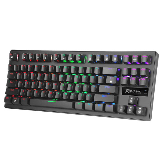 Клавиатура Xtrike ME Gaming Keyboard Mechanical 87 keys GK-979 - Blue switches, Rainbow backlight