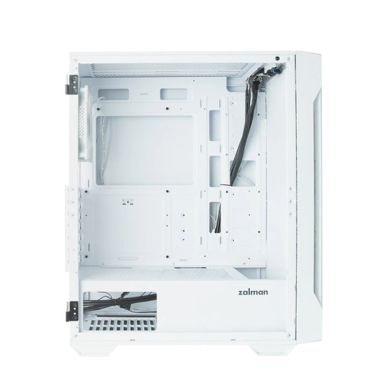Кутия за компютър Zalman Case ATX - I3 NEO TG White - aRGB, Tempered Glass