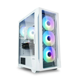 Кутия за компютър Zalman Case ATX - I3 NEO TG White - aRGB, Tempered Glass