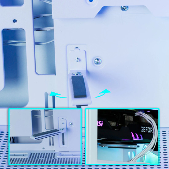 Кутия за компютър Zalman Case mATX - P30 AIR White