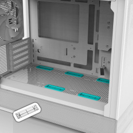 Кутия за компютър Zalman Case mATX - P30 AIR White