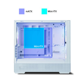 Кутия за компютър Zalman Case mATX - P30 AIR White