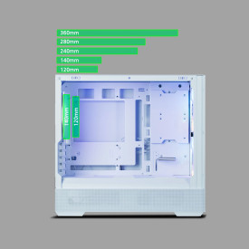 Кутия за компютър Zalman Case mATX - P30 AIR White