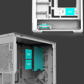 Кутия за компютър Zalman Case mATX - P30 AIR White
