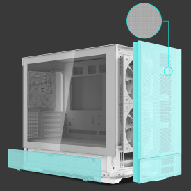 Кутия за компютър Zalman Case mATX - P30 AIR White