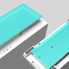 Кутия за компютър Zalman Case mATX - P30 AIR White