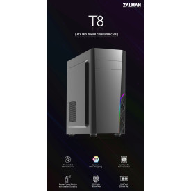 Кутия за компютър Zalman Case ATX - T8 - RGB