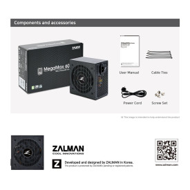 Захранване Zalman PSU MegaMax 600W 80+ ZM600-TXII