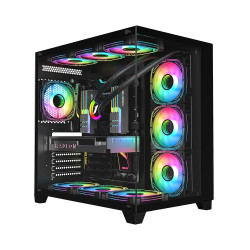 Кутия за компютър 1stPlayer Case ATX - MEGAVIEW MV8 Black