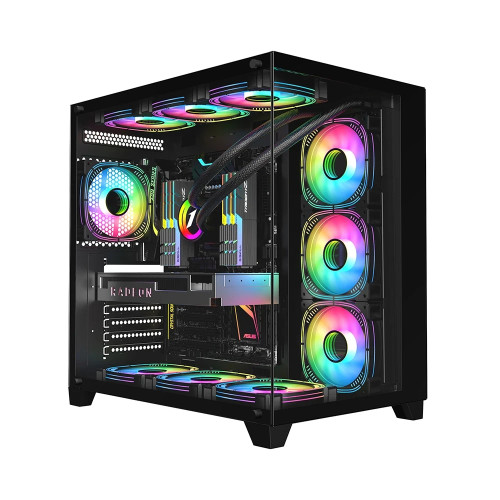 Кутия за компютър 1stPlayer Case ATX - MEGAVIEW MV8 Black