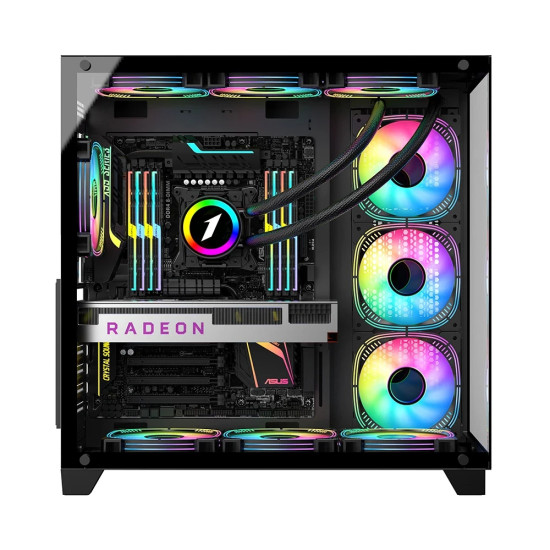 Кутия за компютър 1stPlayer Case ATX - MEGAVIEW MV8 Black