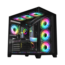 Кутия за компютър 1stPlayer Case ATX - MEGAVIEW MV8 Black