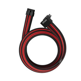 Модулен кабел 1stPlayer Custom Sleeved Modding Cable Black/Red - PCIe 5.0 12VHPWR M/M - FM2-B-BR